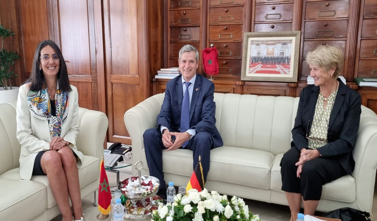 لقاء السيدة نادية فتاح مع معالي السفير الألماني بالمغرب